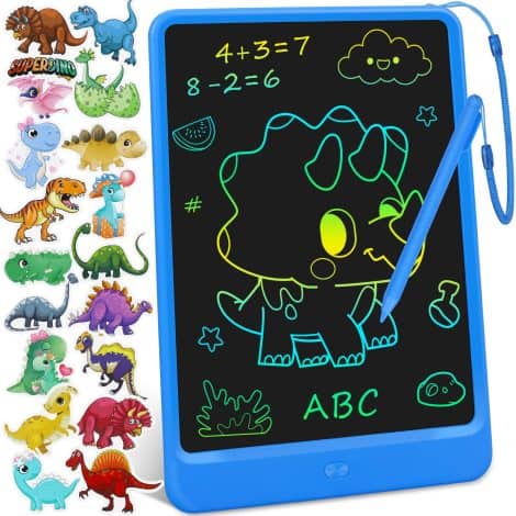 12 inch LCD Writing Tablet for kids, a fun and educational doodle board for boys and girls.