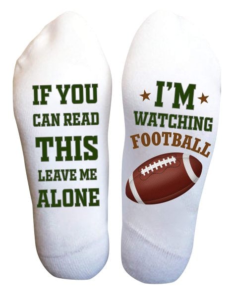 Watch Zone Football Socks: Stylish designs by Kary for both men and women on game day.