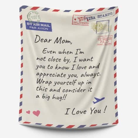 SIMORAS Mom Blanket: A perfect gift for Mom on special occasions like Mother’s Day, Christmas, or her birthday.