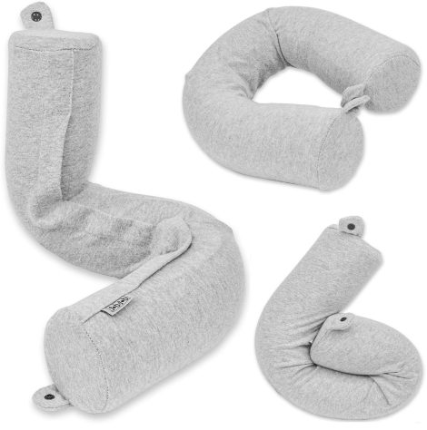 Dot&Dot Twist Memory Foam Travel Pillow is a versatile, adjustable pillow for ultimate comfort while traveling.