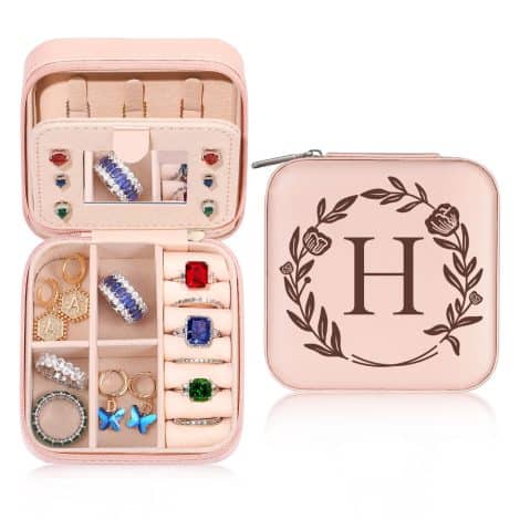 Parima Travel Jewelry Organizer – Keep your jewelry safe and stylish while on the go! Perfect gift for her.