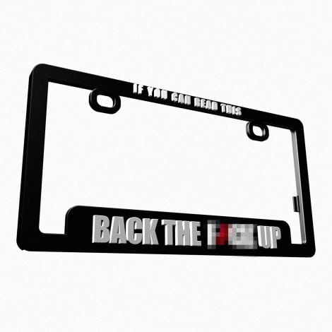 “Get this hilarious TikTok-inspired License Plate Frame that’s a funny and practical car gift for anyone.”