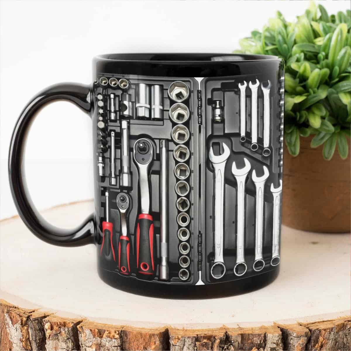 Funny Coffee Mug Mechanic Toolbox Set , Auto/Car Mechanic Gift 11 OZ