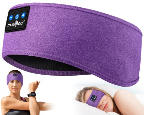 Wireless Sleep Headband: Enjoy music while sleeping or doing sports with this cool Bluetooth accessory. Ideal gift!