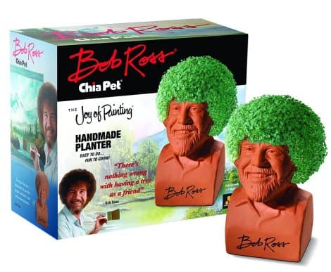 Chia Pet Bob Ross: A delightful and effortless way to bring art and nature together! Ideal for all celebrations!