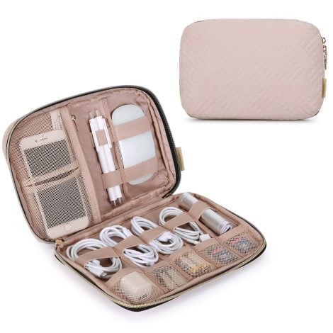 Travel in style with the compact BAGSMART Electronics Organizer – a must-have accessory for tech-savvy women.