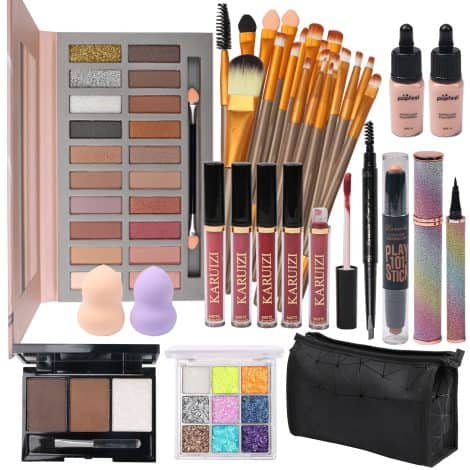 The Complete Makeup Set: All-in-one Makeup Kit, perfect as a gift for women, featuring 20 vibrant colors.