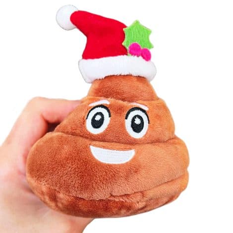 Festive Santa Poop with Hilarious Fart Noises – Perfect for Christmas, Stockings, and Gifting Amusement.