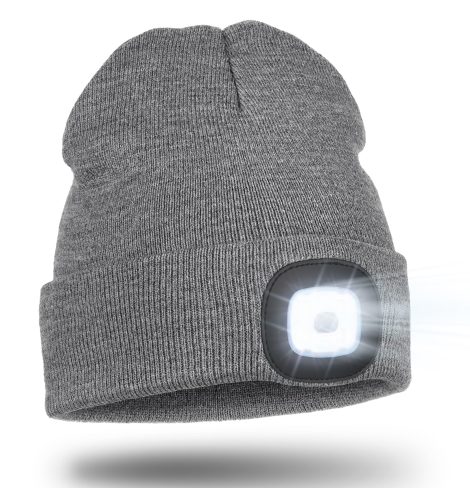 Wmcaps LED Beanie – The perfect winter stocking stuffer with built-in light for men, women, and teens.