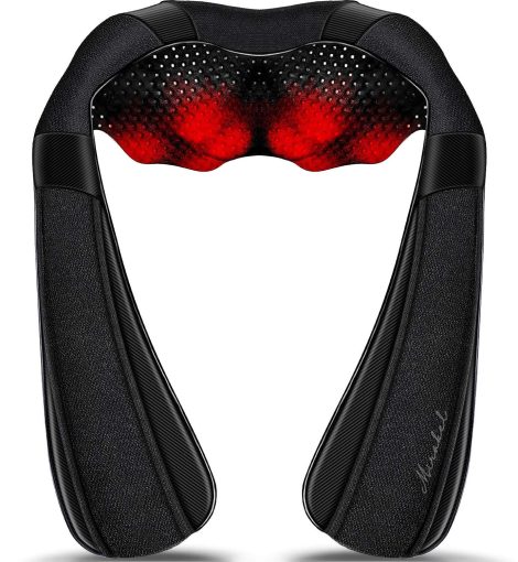 Shiatsu Neck and Back Massager with Heat – Ideal gift to relieve muscle pain for all occasions.