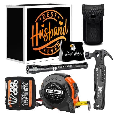 TEDDROP Husband Gift Set: A unique and practical multifunctional tool kit, perfect for Christmas, birthdays, and more!