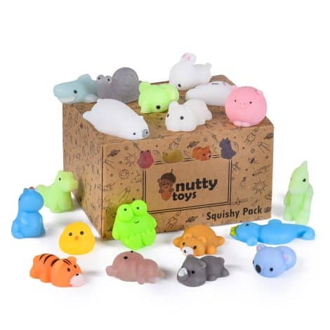 20 Soft and Adorable Animal Squishies, Perfect for Stress Relief and Fun, Ideal Gifts for Everyone.