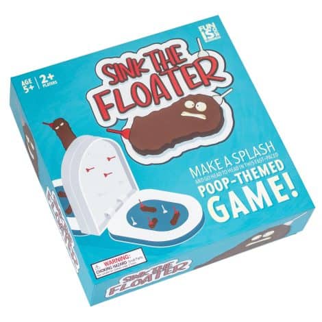 Boxer Gifts Sink The Floater Kids’ Game – Beat the Foul! | Hilarious Family Board Game for all ages. Perfect gift for boys and girls on birthdays or Christmas.