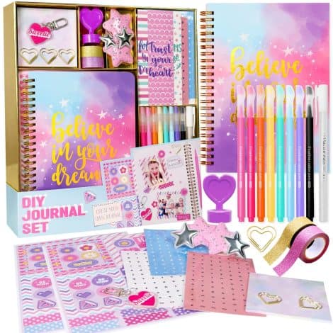 “Creative Girl’s Journal Kit – Complete 48-piece set for tweens and teens, perfect for scrapbooking and journaling.”