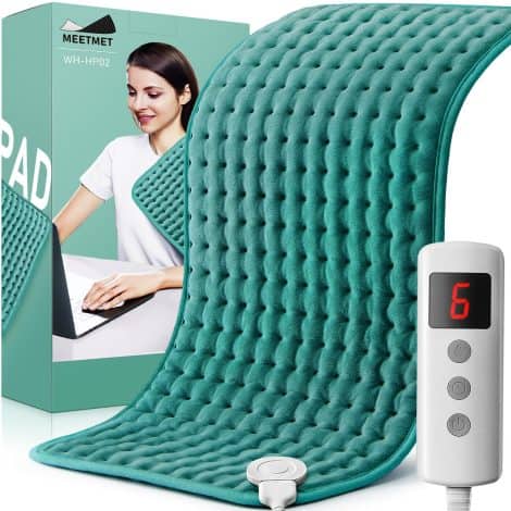 Heated Pads for Back, Neck, and Shoulder Pain Relief – Perfect gifts for all occasions!