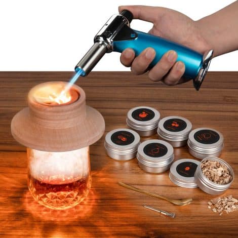 Flavorful Cocktail Smoker Set for a Memorable Party, 6 Flavored Options for Liquor Lovers, Ideal for Gifting.