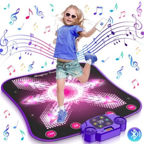 Get ready to dance with the beefunni Light-up Dance Mat! Perfect gift for kids ages 3-12.