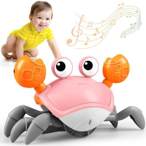 Cutetastic Crabby Crawler – Engaging crab toy that entertains and stimulates babies during tummy time. Perfect gift for little ones!