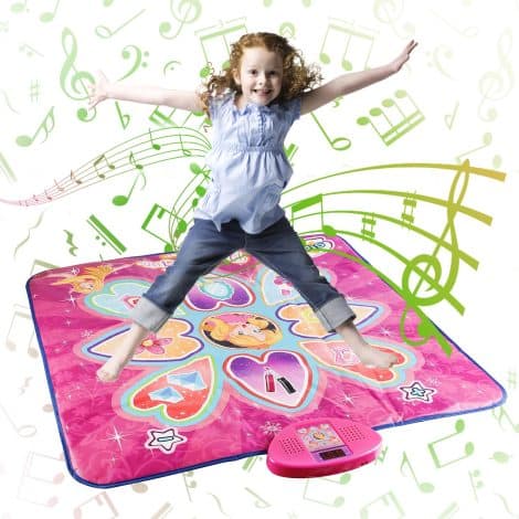 MOZSOY Dance Mat – Interactive Dance Game Mat for Girls and Boys, with Built-in Music and Adjustable Volume. Perfect Toy Gift!