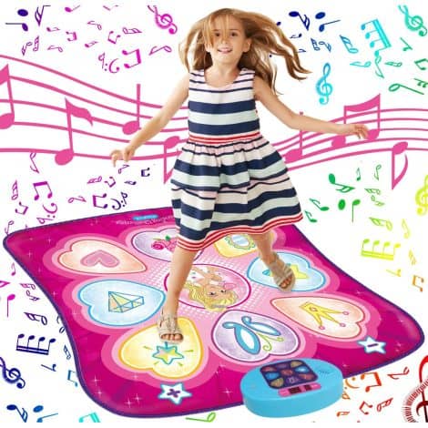 Dance your way with the thrilling SUNLIN Dance Mat! Perfect gift for kids, featuring LED lights and adjustable volume.