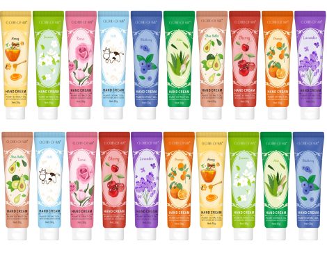 20-Pack of ANKOOY Hand Lotion Gifts – Hydrating Cream for Dry Hands, Travel-sized, Natural Fragrance. Perfect for Nurses, Doctors, Men, and Women.