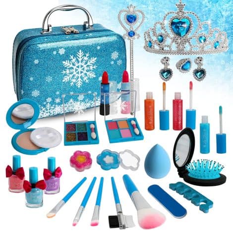 “Gift little American girls aged 4-6 with Sendida Playtime Makeup Kit – Real, Washable Cosmetics Set.”