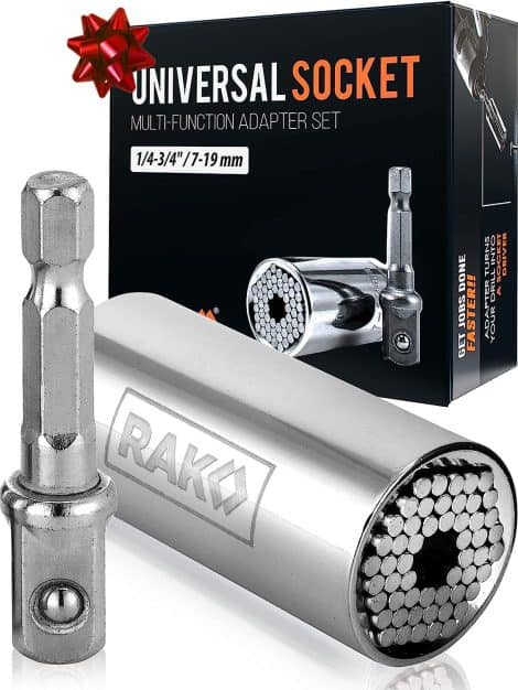 Get the ultimate stocking stuffer for any guy with the versatile RAK Universal Socket Tool Set.