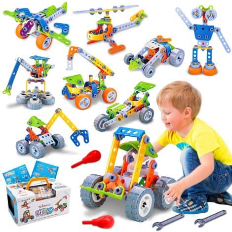 STEM Toys that combine learning and play, perfect for boys aged 4-8, great birthday gift option.