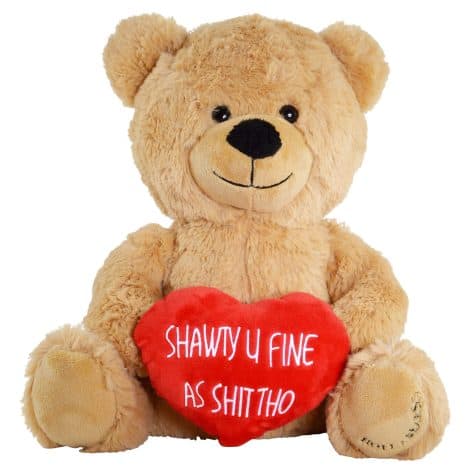 “10” Genuine Teddy Bear – Hilarious Valentine’s Day Plush Gift for Your Loved One or BFF.”