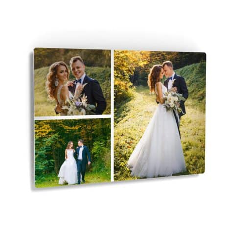 Custom Metal Print with Your Photos – Personalized Photo Collage – Perfect Gift for Weddings or Bachelorettes!