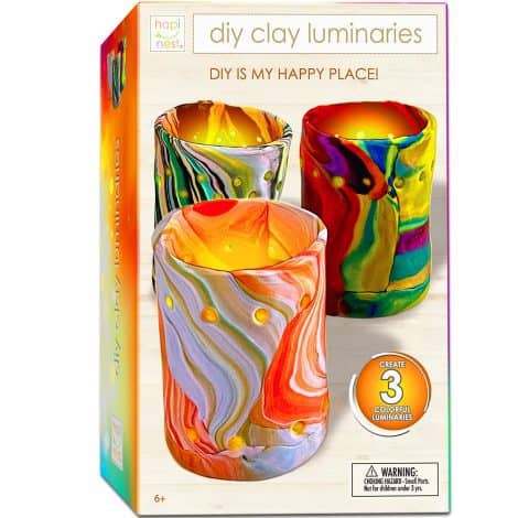 Hapinest “Create Your Own Clay Light Decorations” Craft Kit, perfect gift for kids and teens 6+ years.