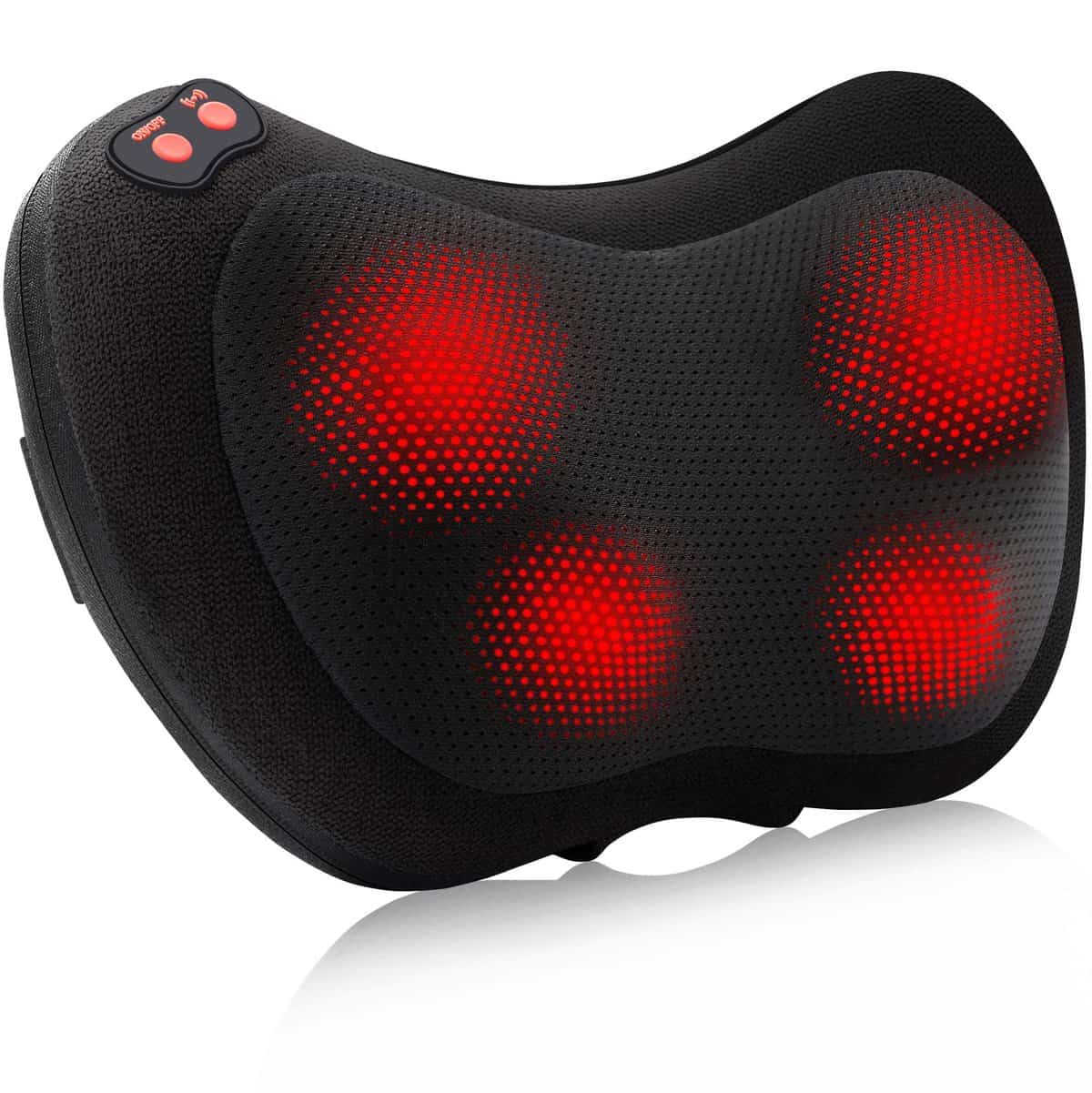 Papillon Back Massager,Shiatsu Neck Massager for Pain Relief,Electric Shoulder Foot Massage Pillow with Heat, Birthday Gifts for Men/Women/Wife/Husband,Deep Tissue Kneading for Waist,Legs