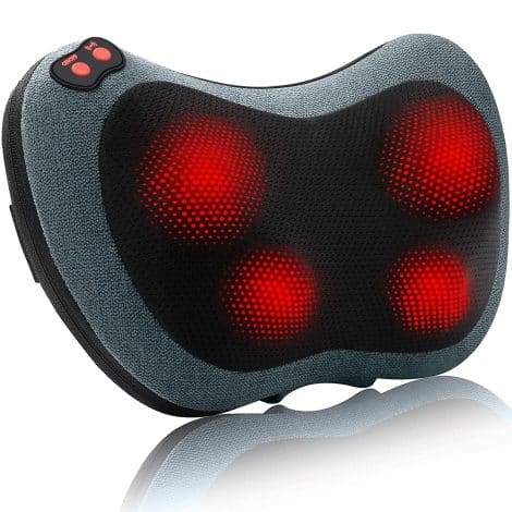 Papillon Neck Massager: Soothe neck and back pain. Relax with heat. Perfect gift for anyone needing muscle relief.