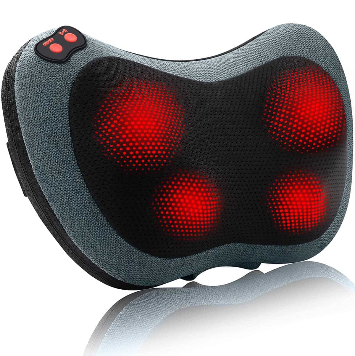 Papillon Neck Massager,Shiatsu Electric Back Massager with Heat,Neck Back Pain Relief Gifts for Mom/Dad/Women/Men,Deep Tissue Kneading Massage Pillow for Shoulder,Legs,Foot,Body Muscle Fatigue Relief