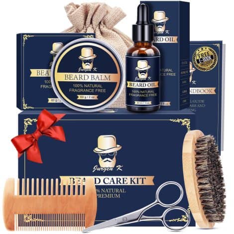 Jurgen K’s Beard Kit for Men – Perfect gifts for Christmas, Anniversary, Birthday, or any occasion for men.