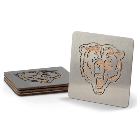 Chicago Bears NFL Coasters by YouTheFan