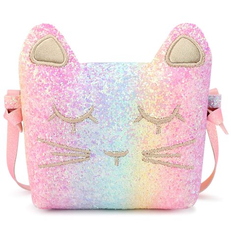 mibasies Cat Purse – Adorable Wallet Crossbody Bag for Young Girls and Toddlers.