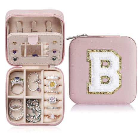 Parima Christmas Gifts for Teen Girls – Jewelry Travel Box, perfect for storing necklaces and earrings. Ideal teenage girl birthday or Christmas gift!