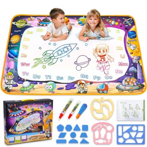 Magic Water Painting Mat – Educational Drawing Toy for Boys and Girls, Perfect Toddler Gift.