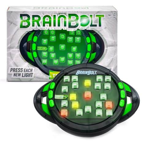 Engaging Brain Challenge: BrainBolt Memory Game for Teens & Adults, 1-2 Players, Ages 7+, by Educational Insights.