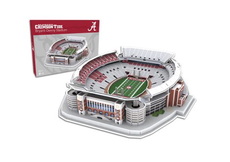 Alabama Crimson Tide Football Stadium 3D Puzzle – Perfect for creative fans, boys, men & kids aged 7+.