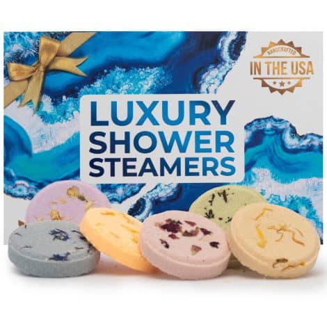 KANDOONA ZenTyme Shower Steamers: Aromatherapy gifts packed with essential oils for ultimate stress relief and relaxation. Perfect spa gift for moms!