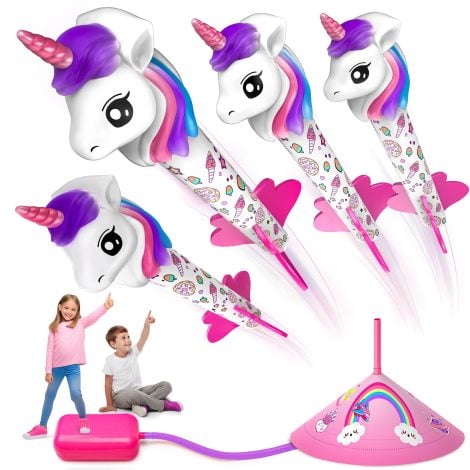 Unicorn Blast Outdoor Set: Exciting unicorn-themed toys for girls aged 2-8, perfect for Christmas or birthdays!