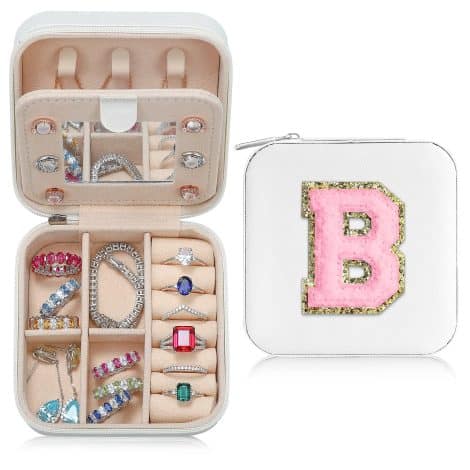 Parima’s Teen Girl Gifts – Stylish Jewelry Box for Girls – Perfect for Travel, Birthdays, and Graduation.