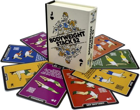 Military Fitness Expert’s Bodyweight Exercise Cards: Fun Workout Game! Video Instructions Included. No Equipment Needed. Burn Fat, Build Muscle!