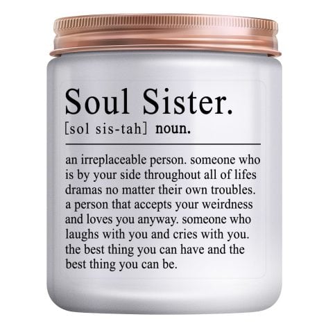 Lavender Candle: A Perfect Gift for Your Sister, In-Law, Mom, BFF, or any Special Woman in your Life!