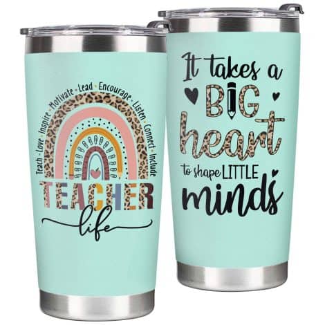 20oz Teacher Valentine Tumbler – Thoughtful gifts for teachers like Christmas, birthdays, appreciation week, and back-to-school.