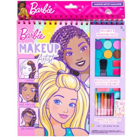 Horizon Group USA Barbie Makeup Artist Magazine: Design hair & makeup looks with 130+ stencils, 180+ stickers, crayons, and pretend makeup.