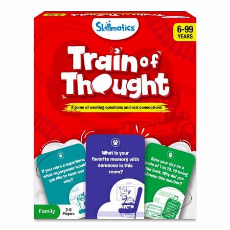 Train of Thought Skillmatics Card Game for Family Fun, Educational Travel Game, Perfect for Kids & Adults. Great Gift for Ages 6 and up!