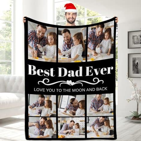 Magimagine Custom Photo Blankets: A unique birthday gift for the best dad, husband, or father figure.